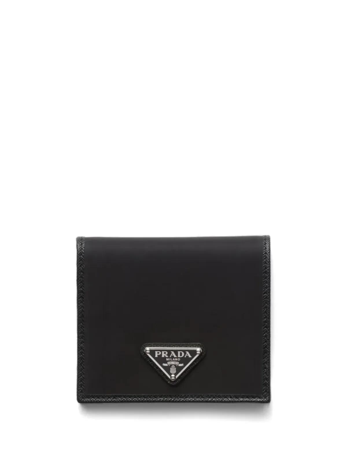 Prada Re-Nylon エナメルトライアングルロゴ ウォレット - 画像1
