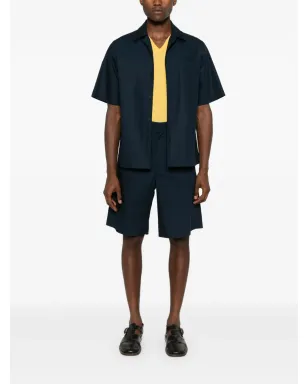 MODES GARMENTS short-sleeve poplin shirt - Blue - サムネイル2