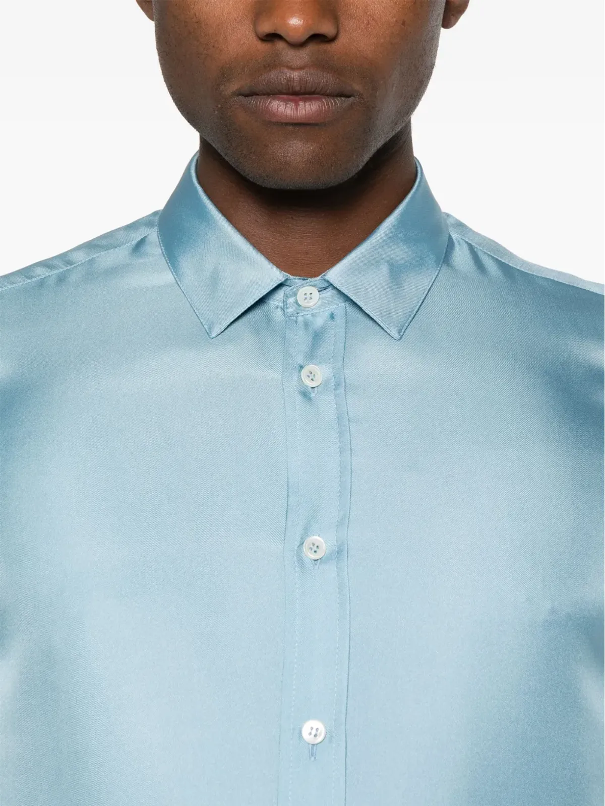 MODES GARMENTS ライトウェイト シルクシャツ - 画像5