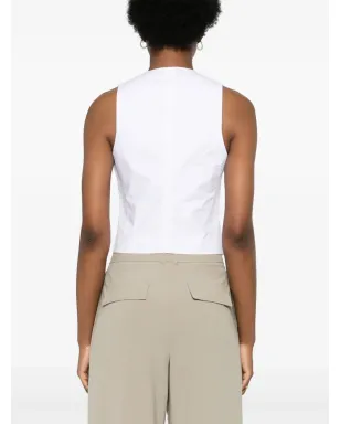 MODES GARMENTS Vネック コットン ウエストコート - サムネイル4