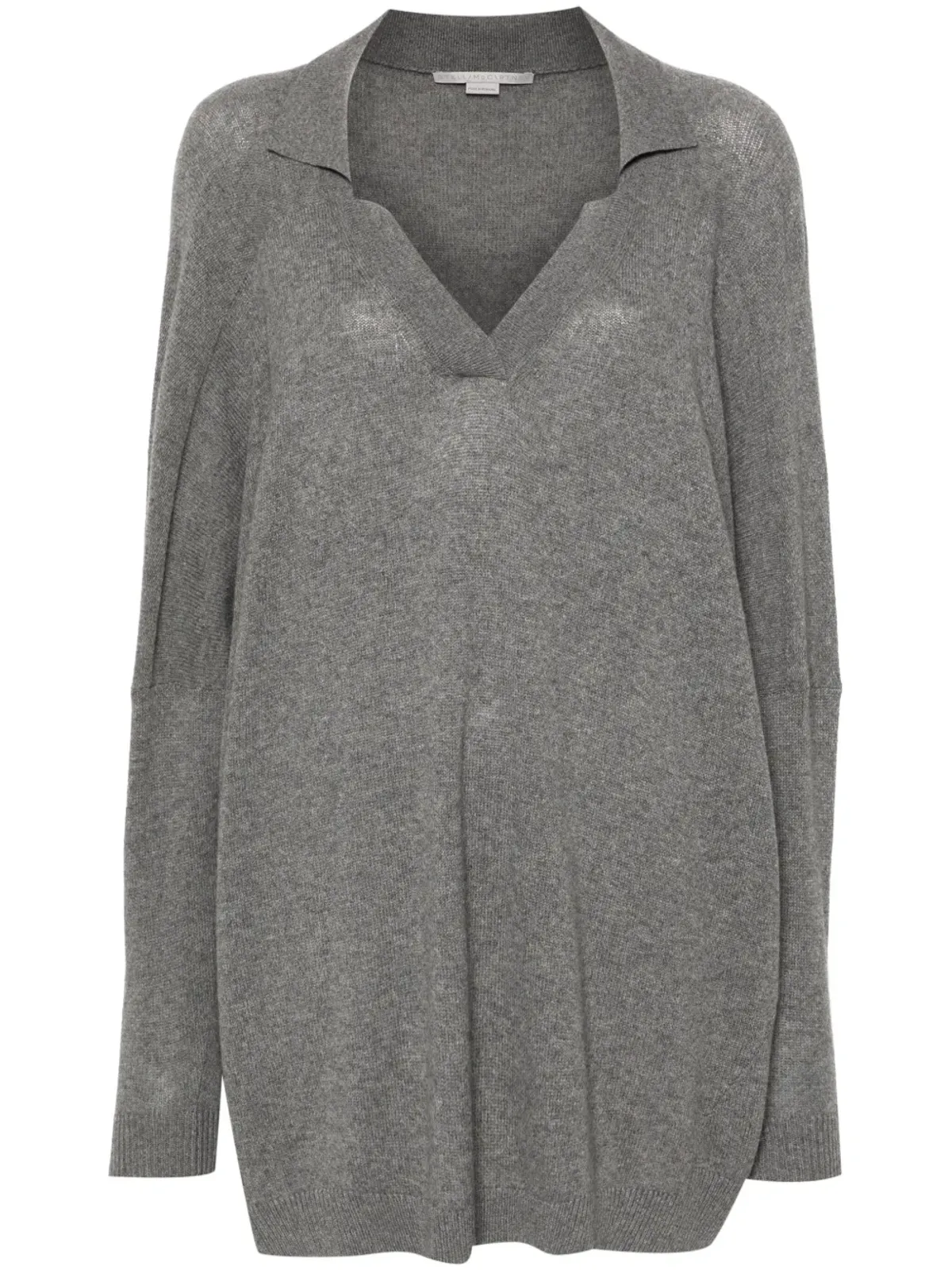 Stella McCartney メランジポロセーター グレー - 画像1