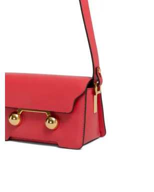 Marni ミニ Trunkaroo レザー ショルダーバッグ - オレンジ - サムネイル5