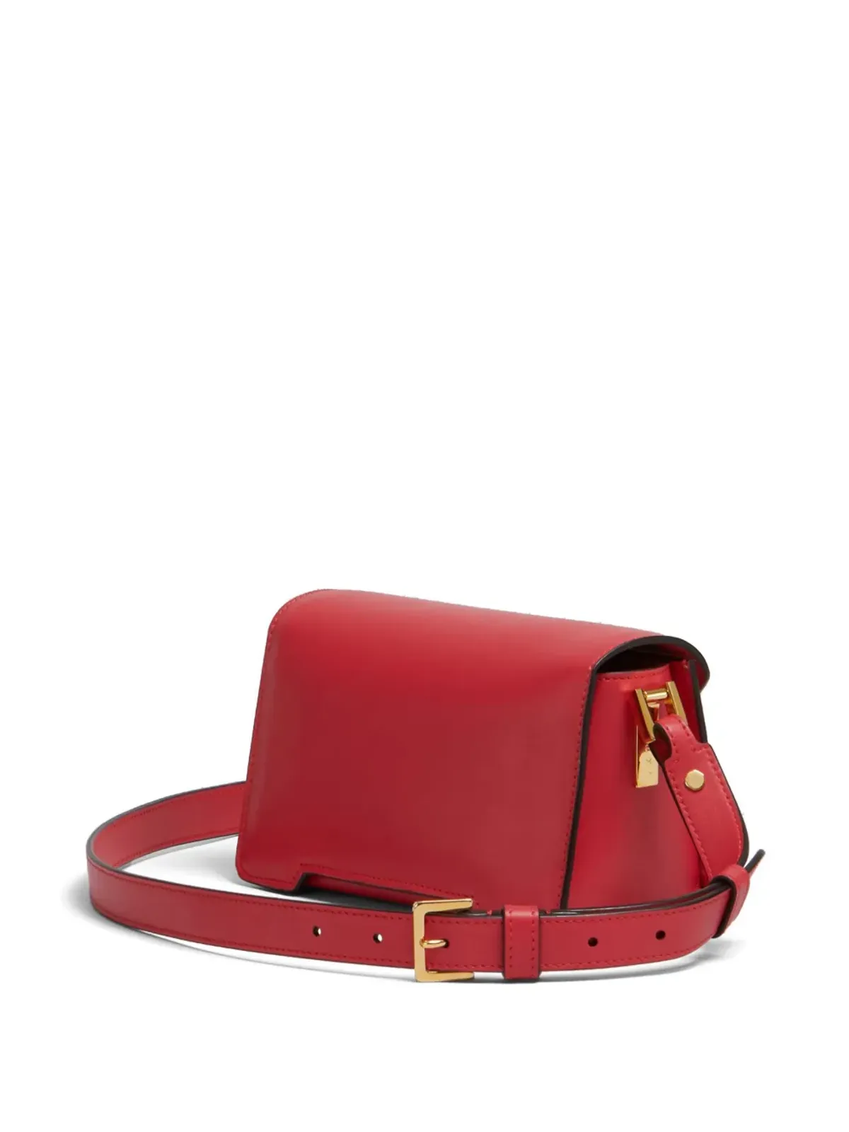 Marni ミニ Trunkaroo レザー ショルダーバッグ - オレンジ - 画像2