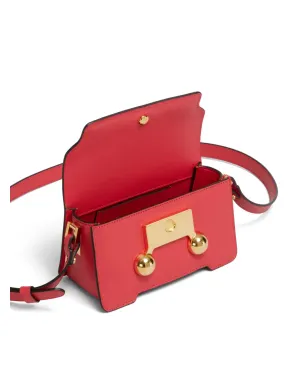 Marni ミニ Trunkaroo レザー ショルダーバッグ - オレンジ - サムネイル4