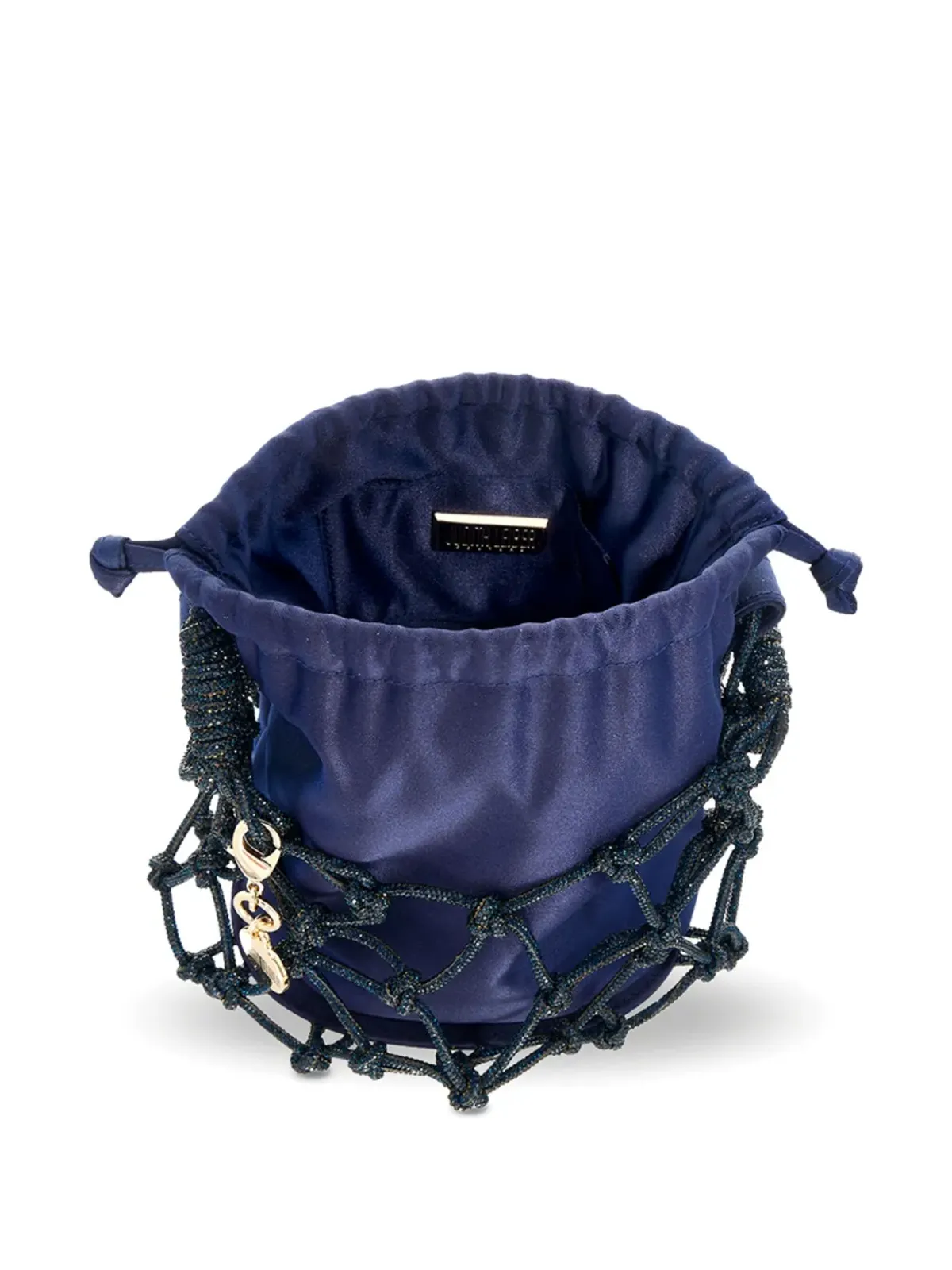 Judith Leiber スパークルクリスタル装飾 ネット トートバッグ - 画像4