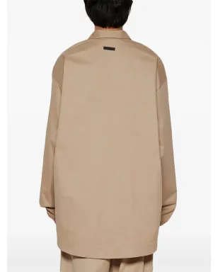 FEAR OF GOD ESSENTIALS ロゴパッチ ジップアップ シャツジャケット - サムネイル5