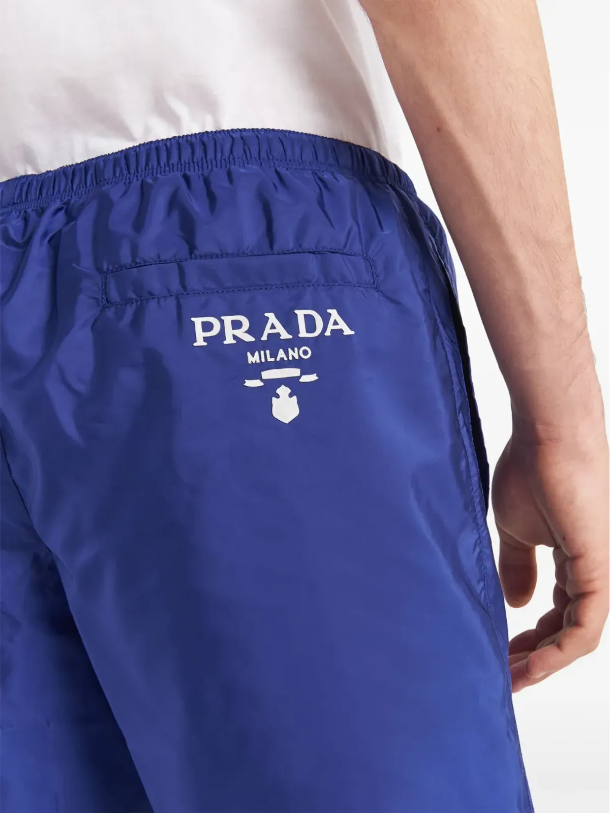 Prada ロゴプリント スイムショーツ - 画像5