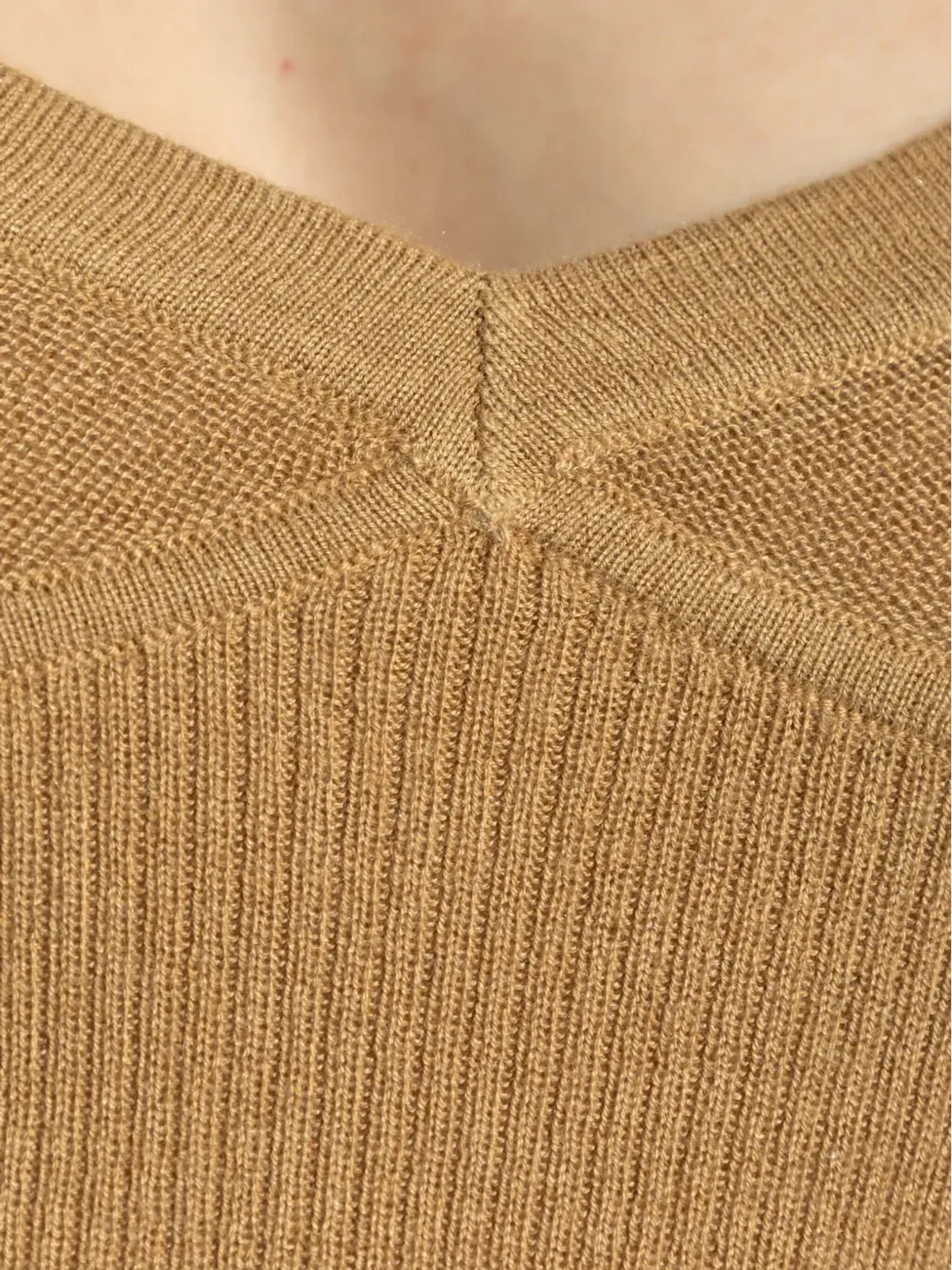 Max Mara ノースリーブ ニットトップ ブラウン - 画像5