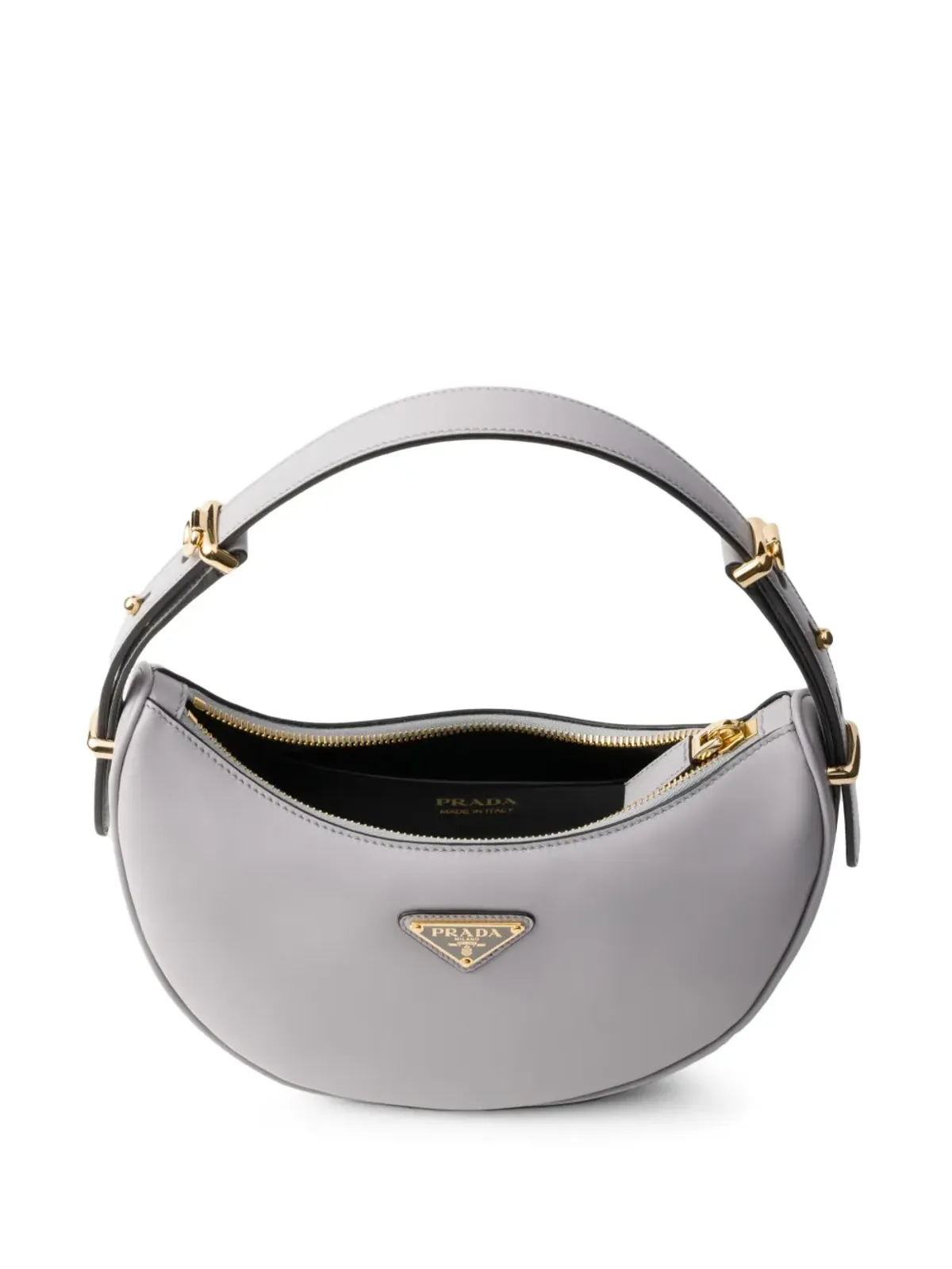 Prada アルケー ショルダーバッグ グレー - 画像4