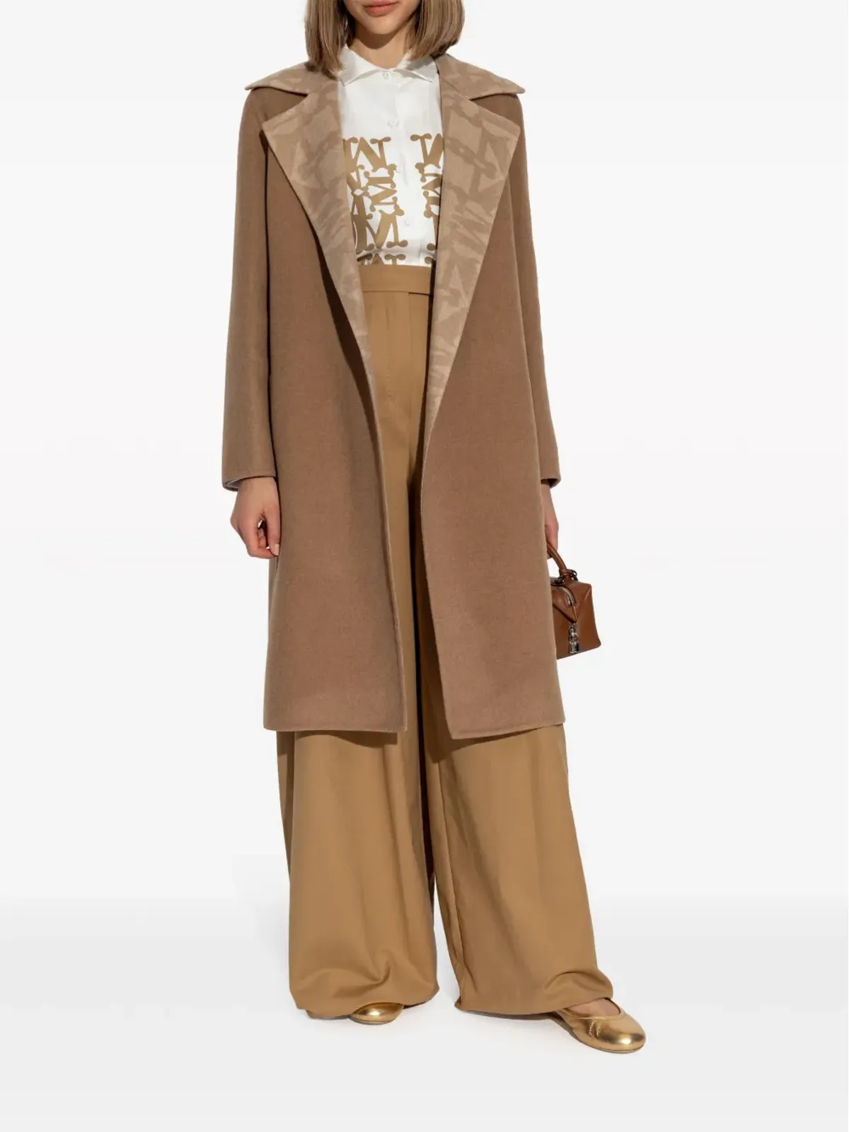 Max Mara アビト リバーシブルコート - ブラウン - 画像2