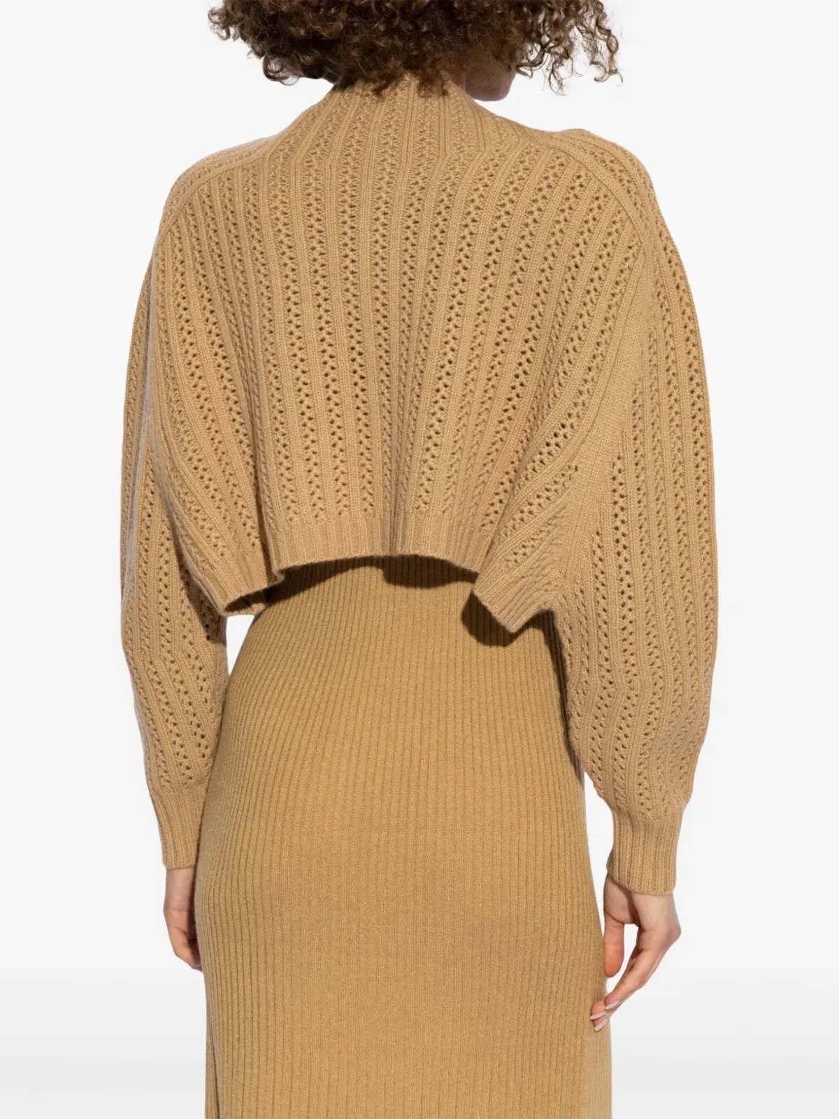 Max Mara Hodeida クロップドセーター - ニュートラルカラー - 画像4