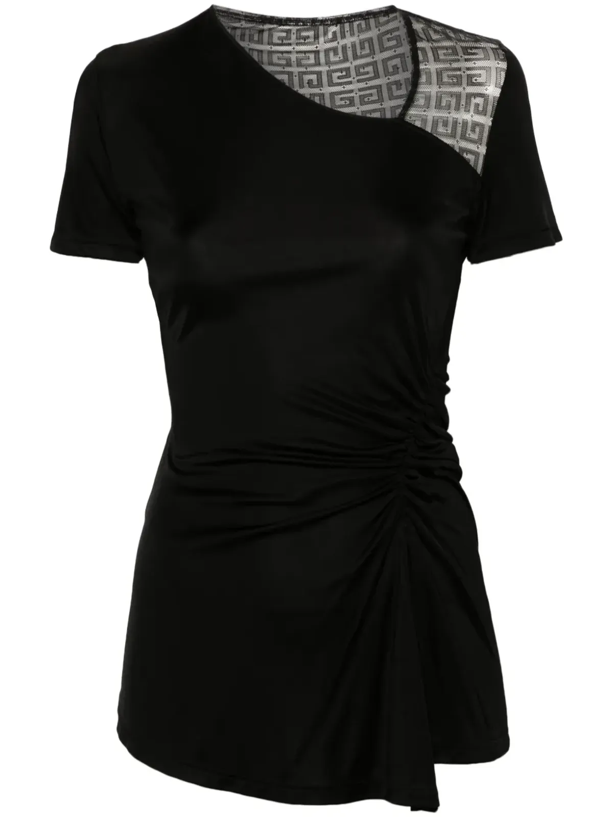 Givenchy 4Gレースのドレープトップ ブラック - 画像1