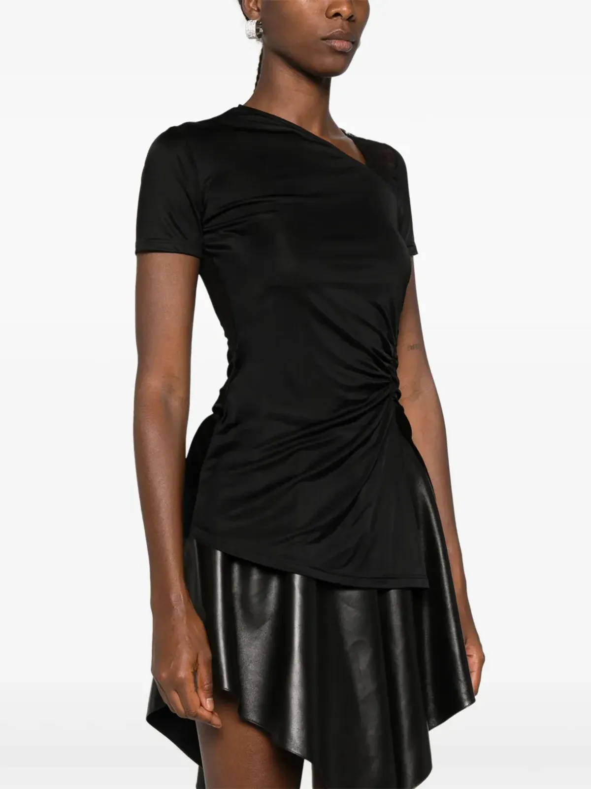 Givenchy 4Gレースのドレープトップ ブラック - 画像3