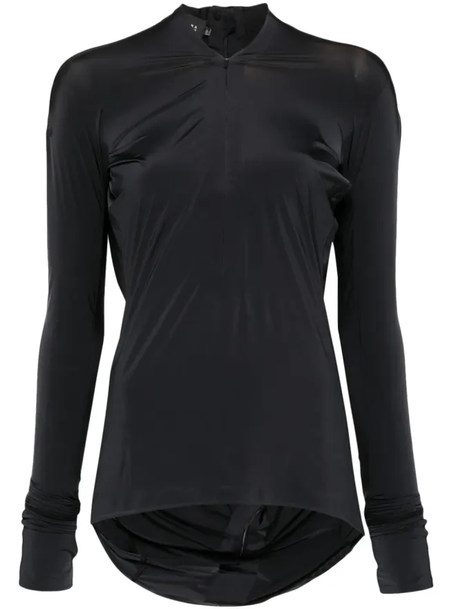 JOHANNA PARV JOHANNA PARV VネックTシャツ ブラックの商品画像