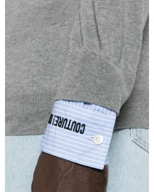 Moschino レイヤードディテール付き ニットカーディガン - サムネイル5