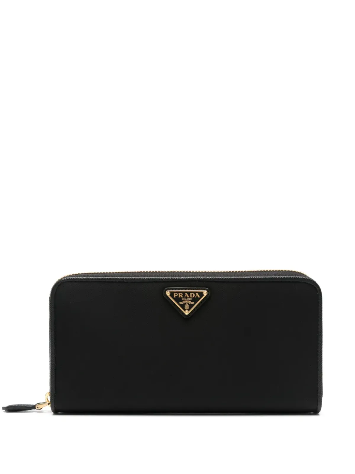 Prada triangle-logo ECONYL® ウォレット - ブラック - 画像1