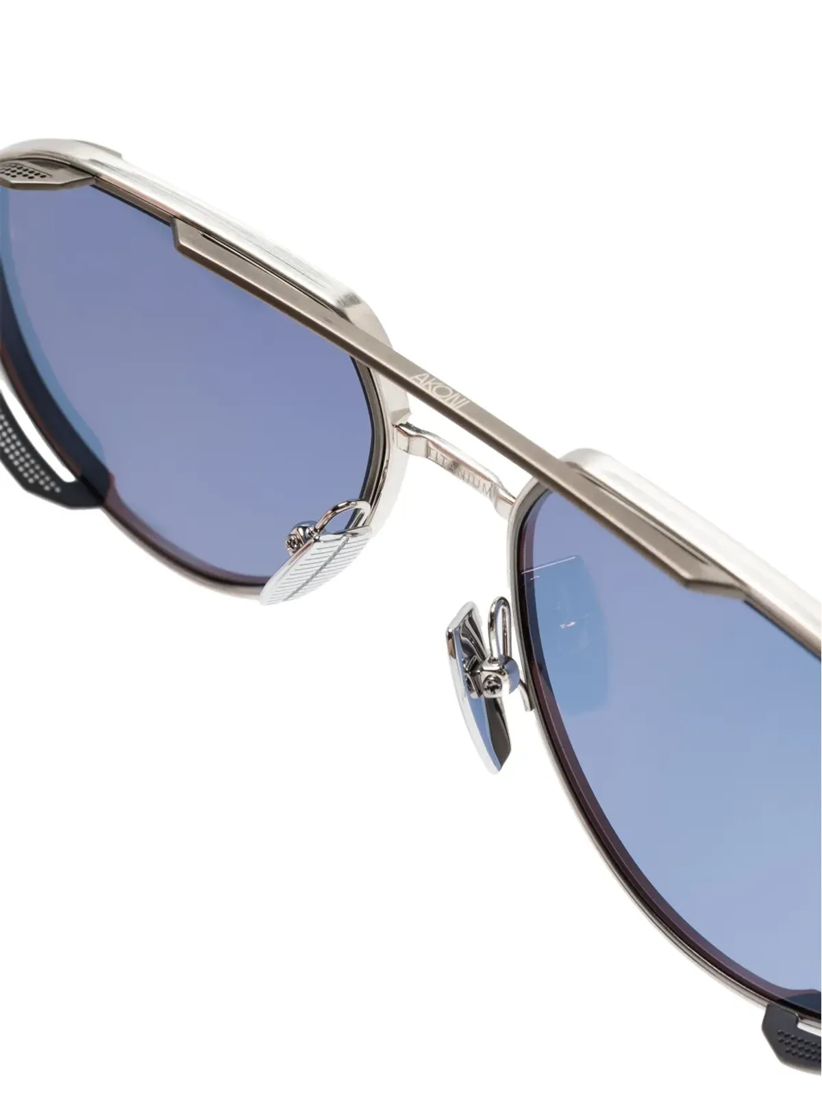 Akoni Skyracer AKS 511 pilot-frame sunglasses - Silver - 画像3