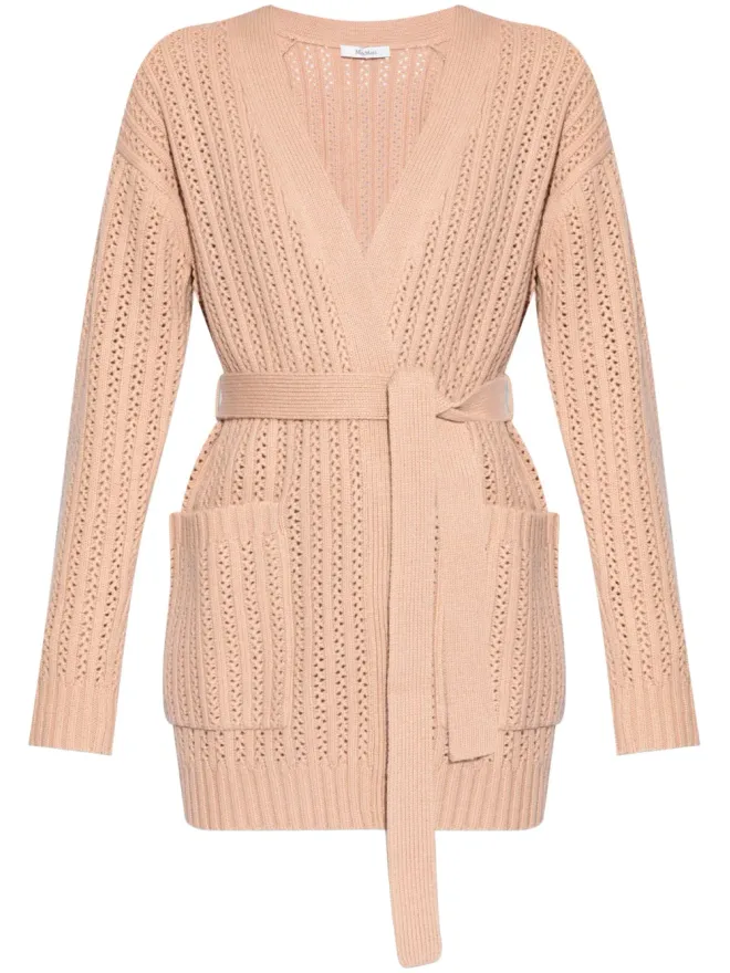 Max Mara Max Mara 透かし編みニットカーディガンの商品画像