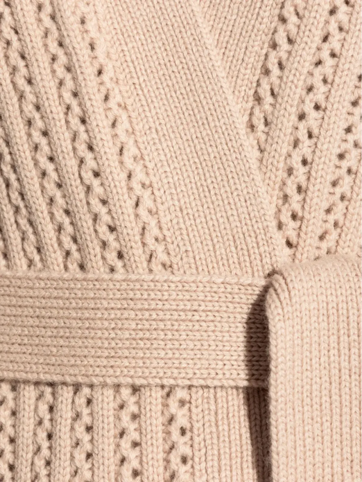 Max Mara 透かし編みニットカーディガン - 画像5