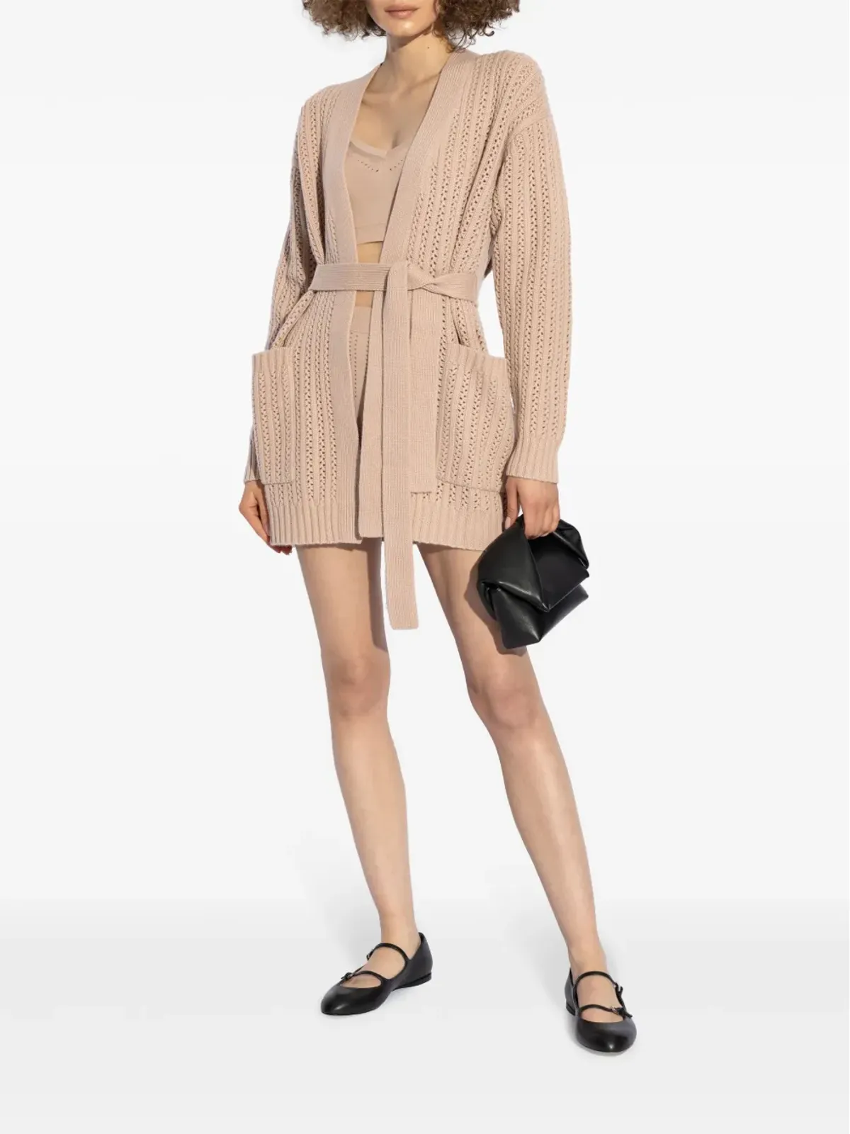 Max Mara 透かし編みニットカーディガン - 画像2