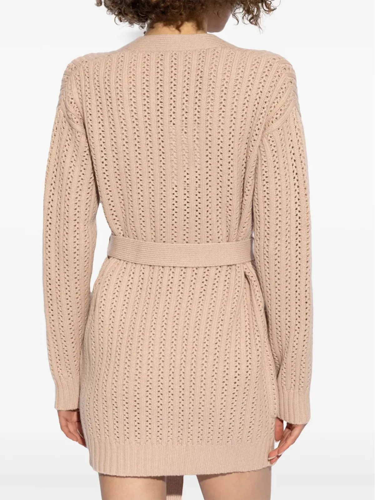 Max Mara 透かし編みニットカーディガン - 画像4