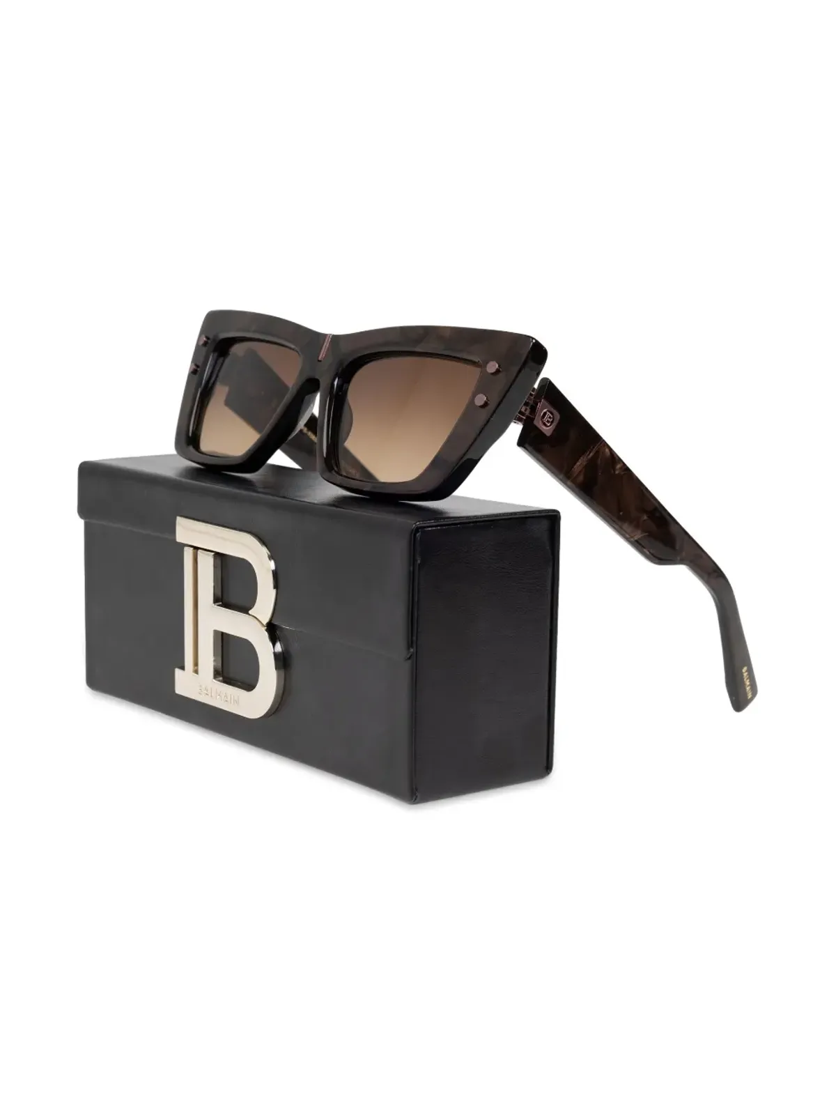 Balmain Eyewear B-Eye キャットアイサングラス - 画像3