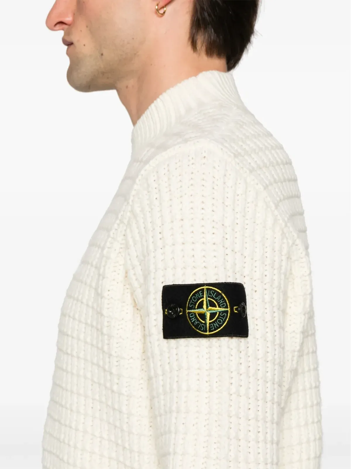 Stone Island コンパスバッジ 3Dニット ジャンパー - 画像5