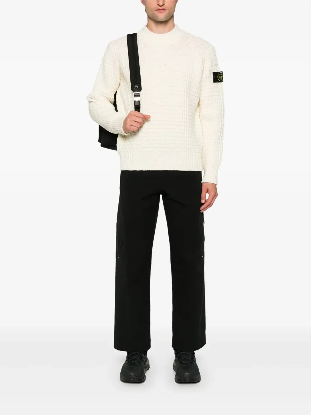 Stone Island コンパスバッジ 3Dニット ジャンパー - 画像2