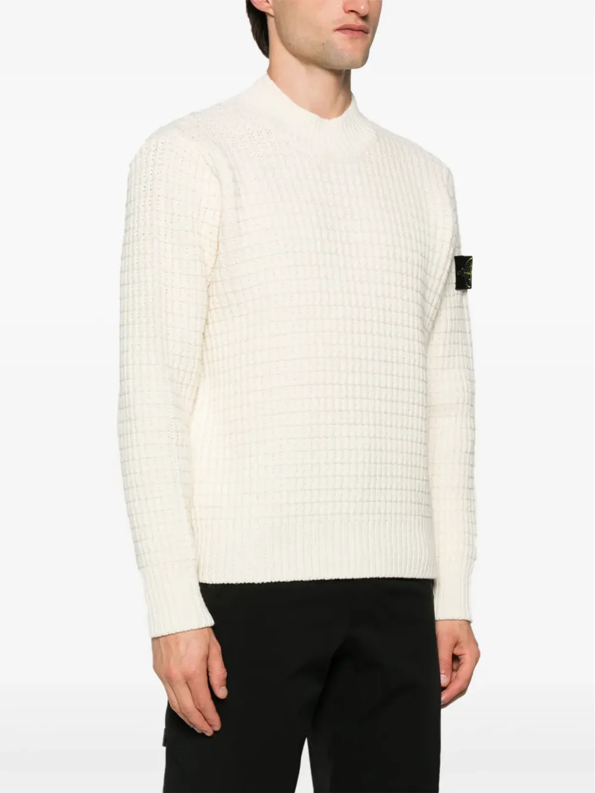 Stone Island コンパスバッジ 3Dニット ジャンパー - 画像3