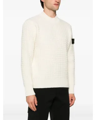 Stone Island コンパスバッジ 3Dニット ジャンパー - サムネイル3