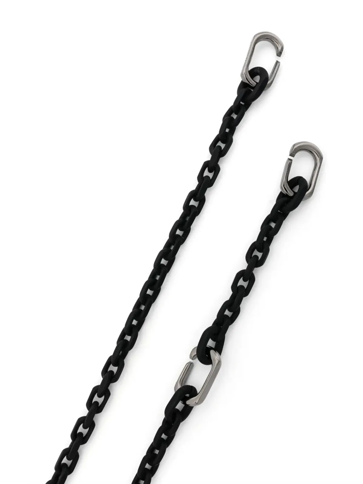 Givenchy 小さなロック ネックレス - ブラック - 画像3