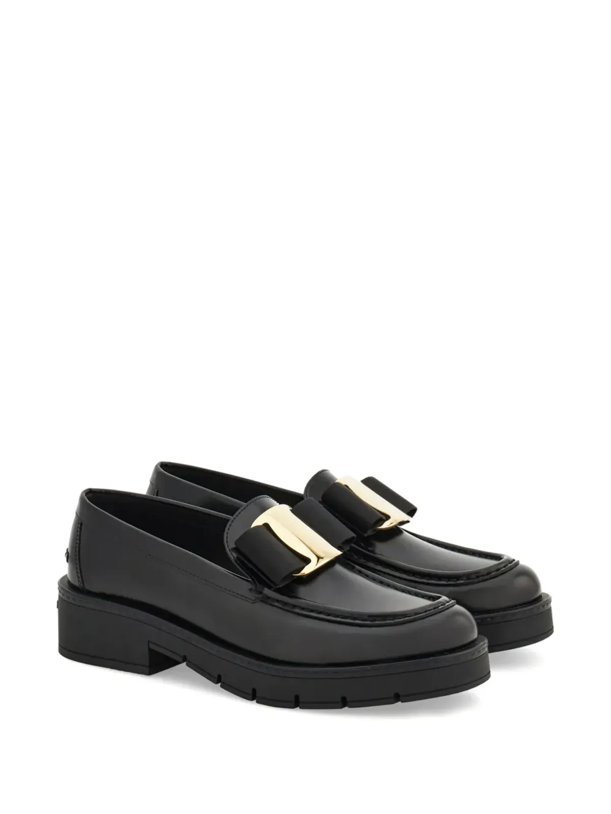 Ferragamo Vara Bow ローファー ブラック - 画像2