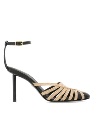 Ferragamo 95mmストラップパンプス - マルチカラー - サムネイル1