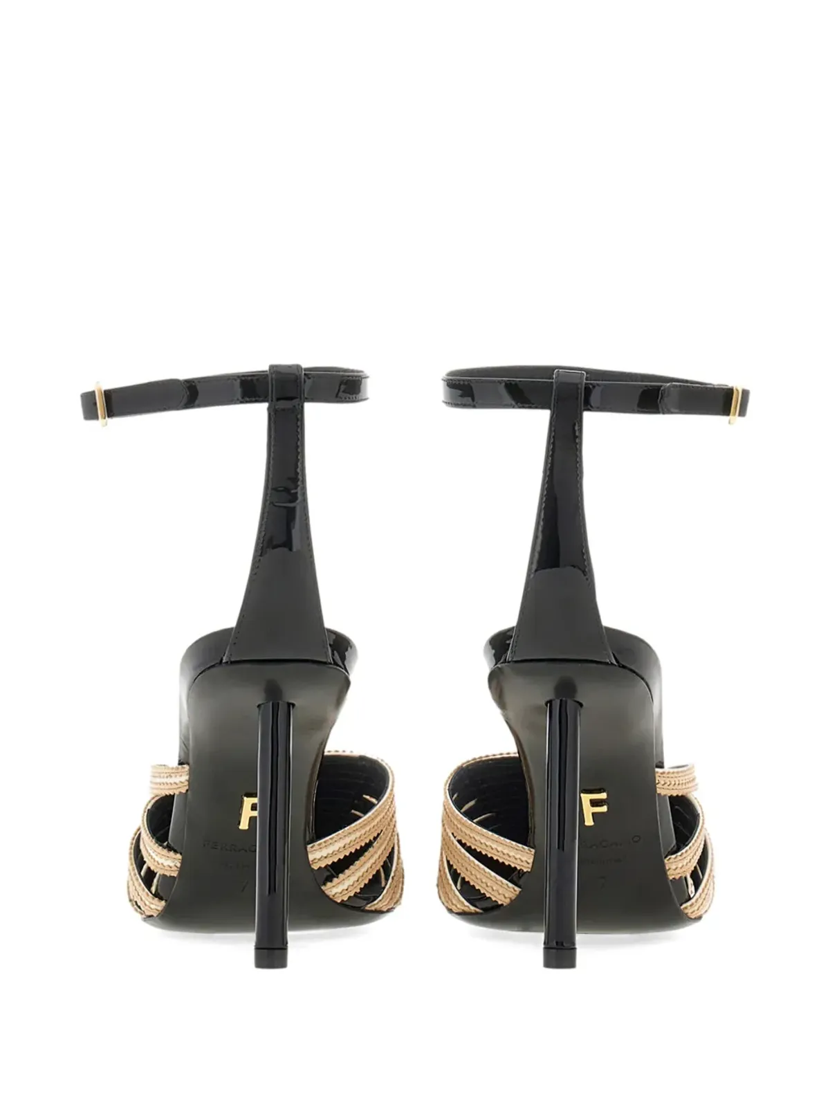 Ferragamo 95mmストラップパンプス - マルチカラー - 画像3