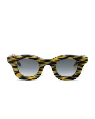 Thierry Lasry ジオメトリックフレームサングラス - イエロー - サムネイル1