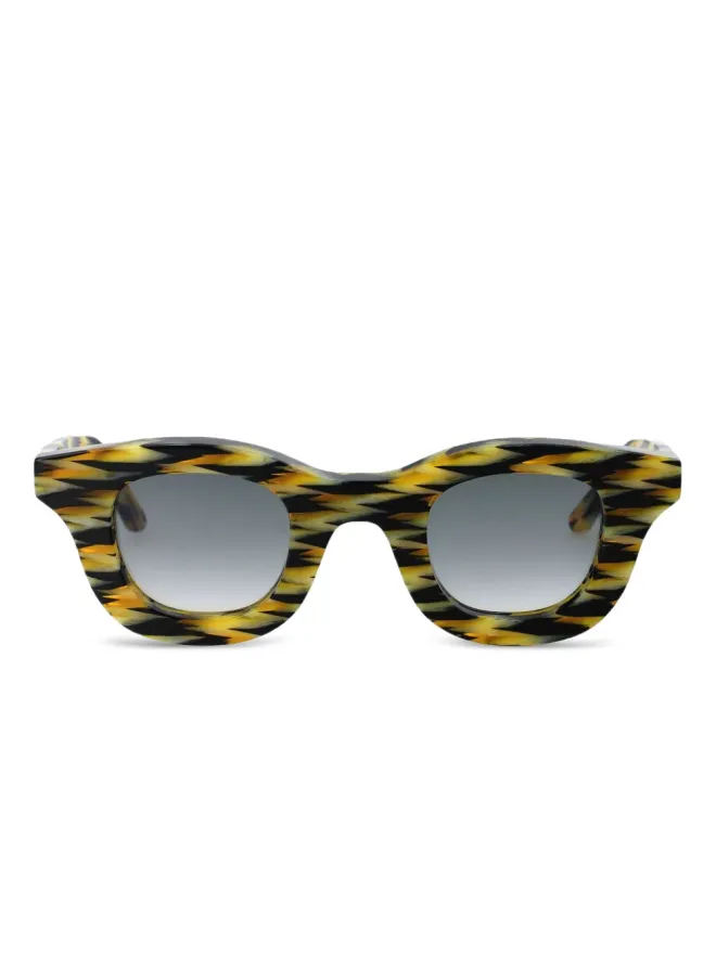 Thierry Lasry Thierry Lasry ジオメトリックフレームサングラス - イエローの商品画像