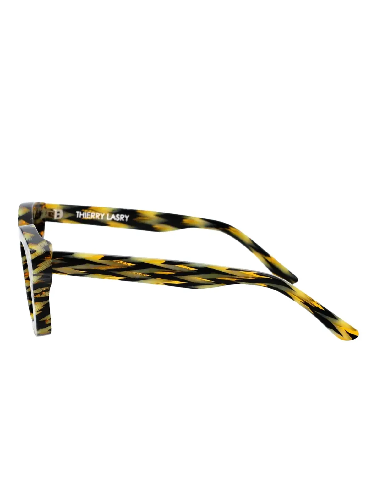Thierry Lasry ジオメトリックフレームサングラス - イエロー - 画像3