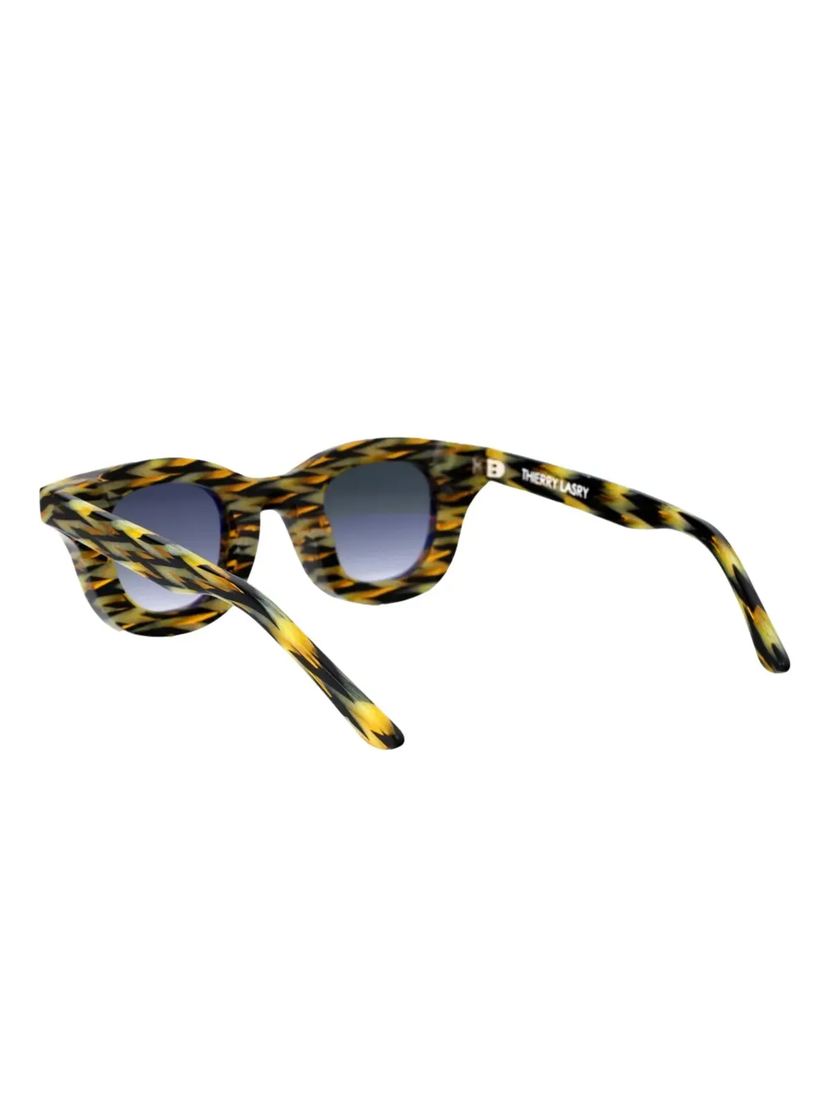 Thierry Lasry ジオメトリックフレームサングラス - イエロー - 画像4
