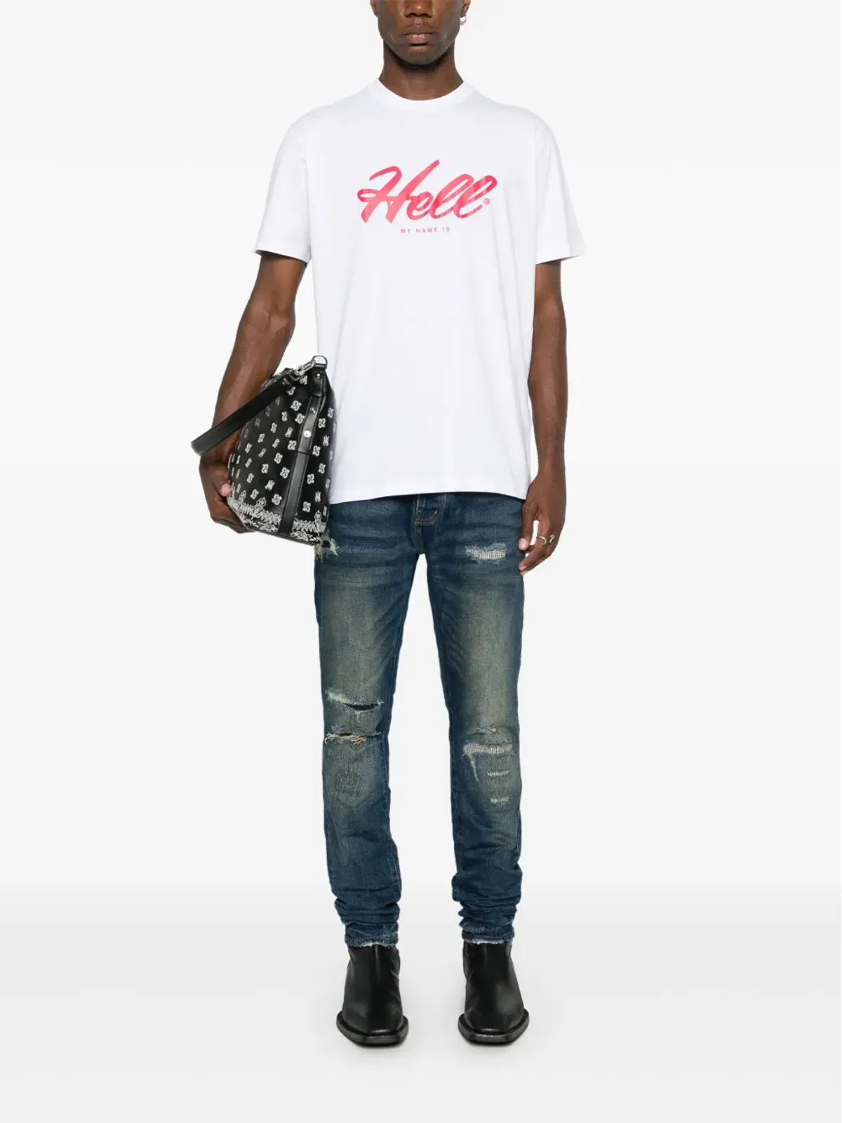 DSQUARED2 テキストプリント Tシャツ メンズ - 画像2