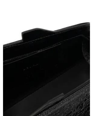 The Attico レザー クラッチバッグ ブラック - サムネイル5