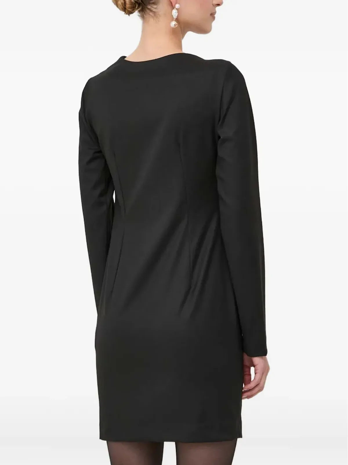 Trussardi ノット長袖ミニドレス - 画像3