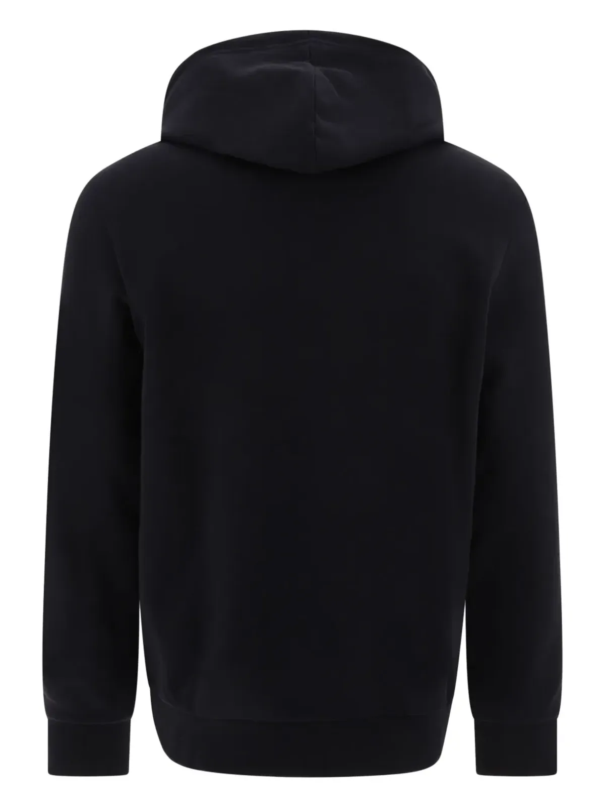 A.P.C. ロゴプリント ドローコード付きフードパーカー - ブラック - 画像2