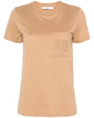 Max Mara Papaia ロゴ刺繍入り Tシャツ - サムネイル1