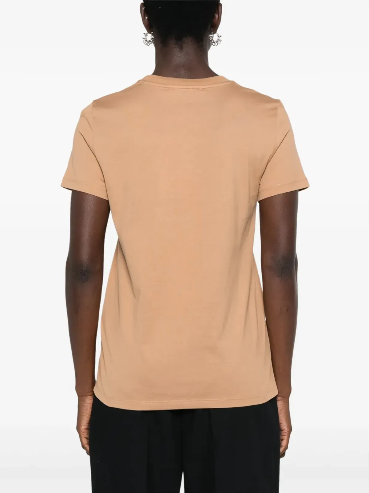 Max Mara Papaia ロゴ刺繍入り Tシャツ - 画像4