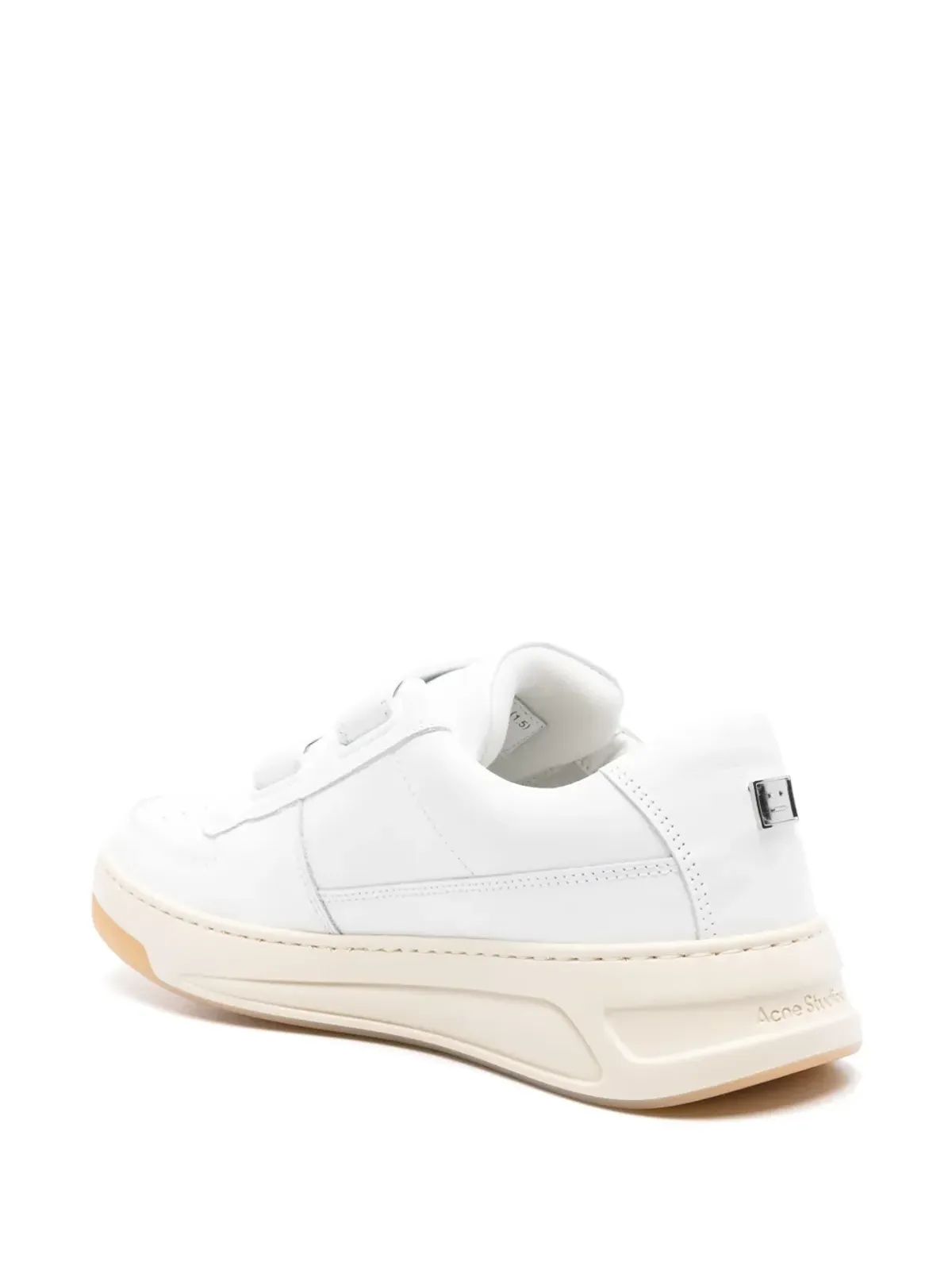 Acne Studios ロゴプレート レザー スニーカー - 画像3