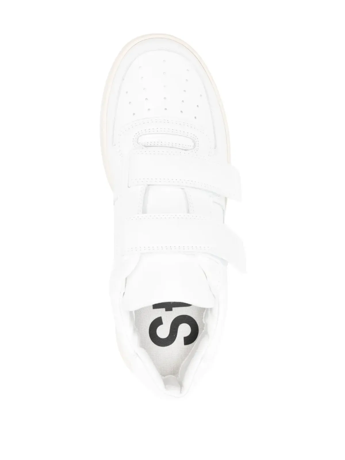 Acne Studios ロゴプレート レザー スニーカー - 画像4