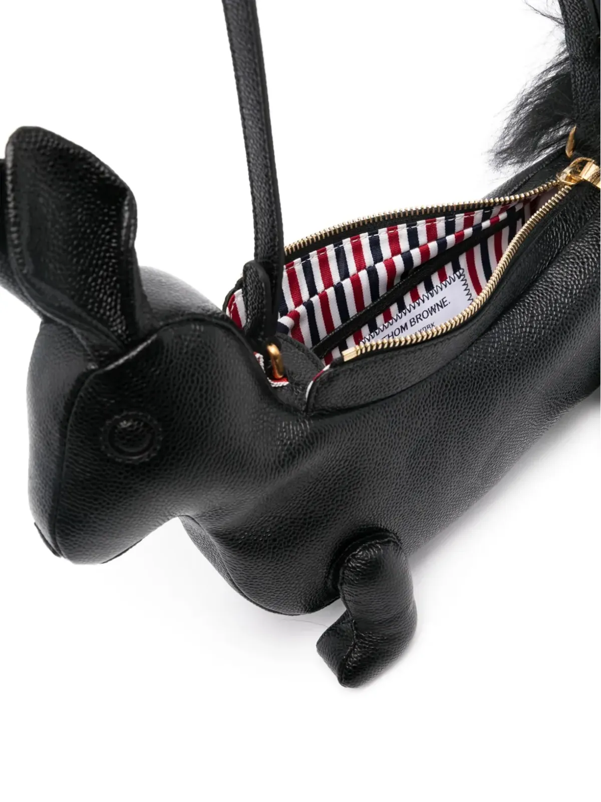 Thom Browne リスモチーフ レザー ショルダーバッグ - 画像5