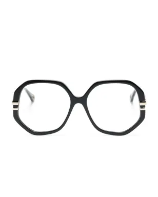 Chloé Eyewear ロゴエンボス スクエアフレーム メガネ - サムネイル1