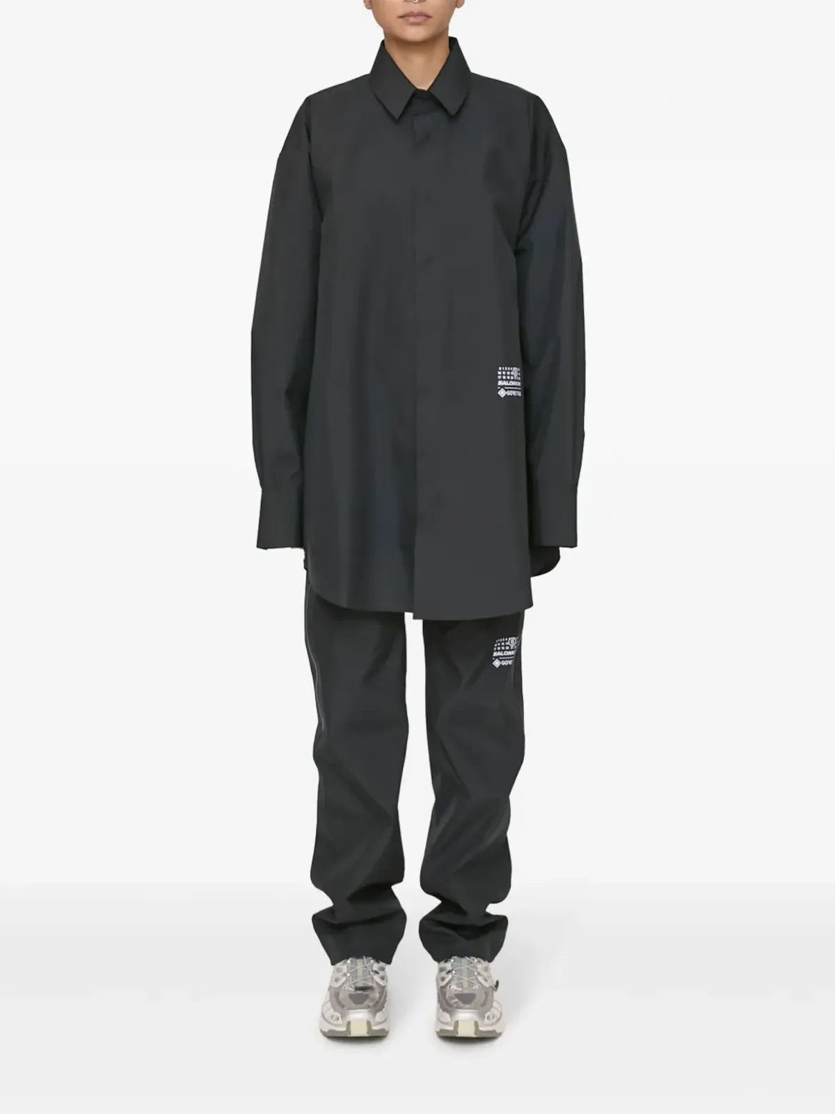 MM6 Maison Margiela X Salomon 数字プリントシャツ - Black - 画像2