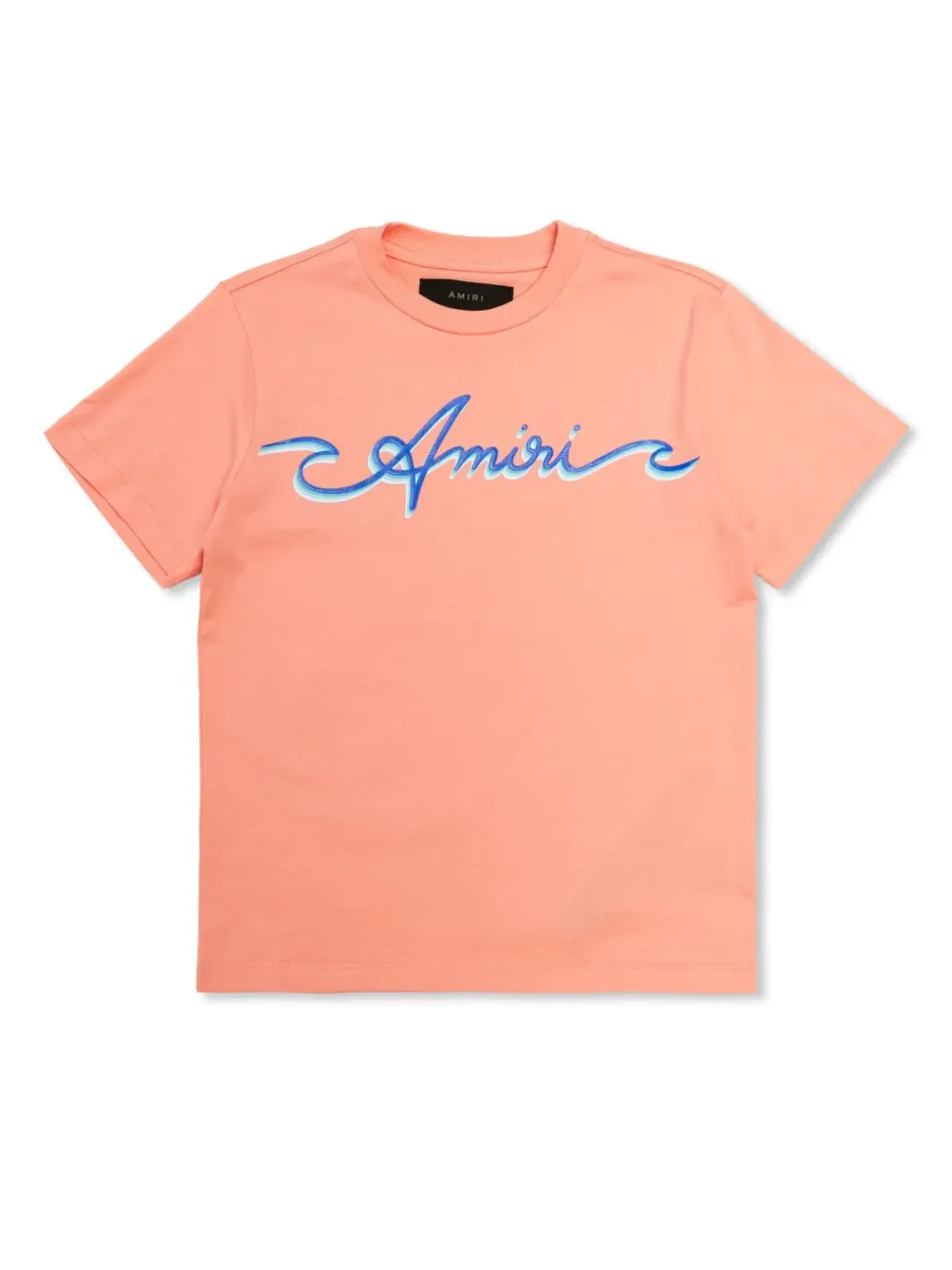 AMIRI KIDS ロゴパッチ コットン Tシャツ - 画像1